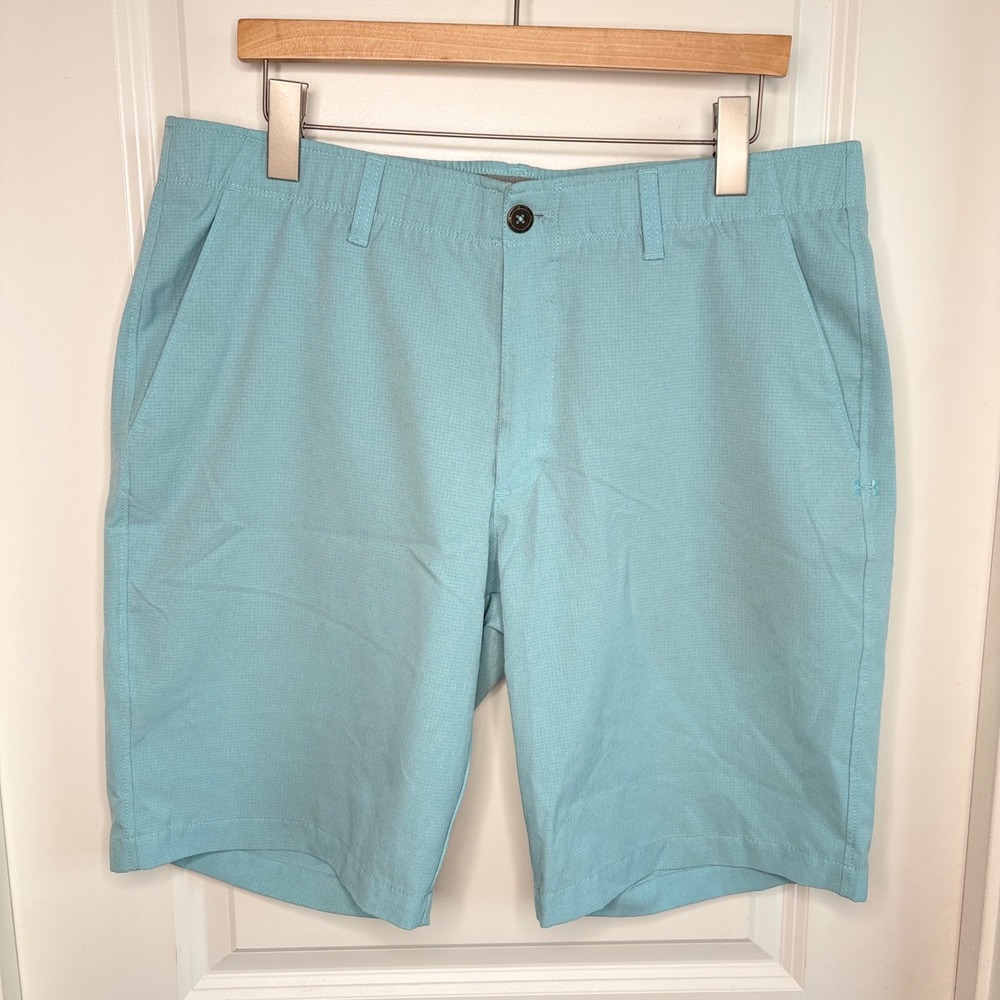 Under Armour Golf Shorts Mens 38 HeatGear Match Play Vented Shorts Loose Fit